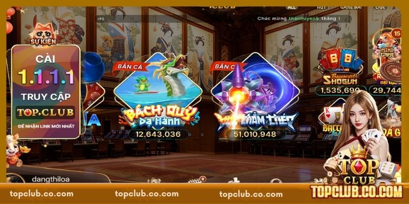 2 tựa game bắn cá không nên bỏ qua tại TOPCLUB
