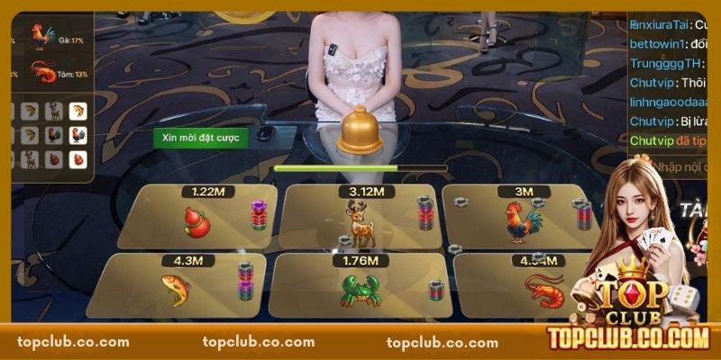 Chi tiết cách chơi Bầu Cua tại TOPCLUB cho người mới
