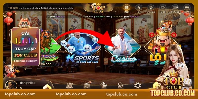 Giới thiệu Casino TOPCLUB