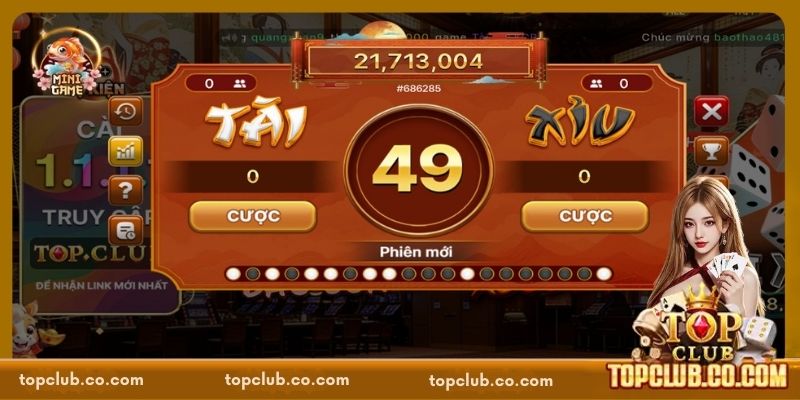 Hiểu rõ về game Tài Xỉu TOPCLUB