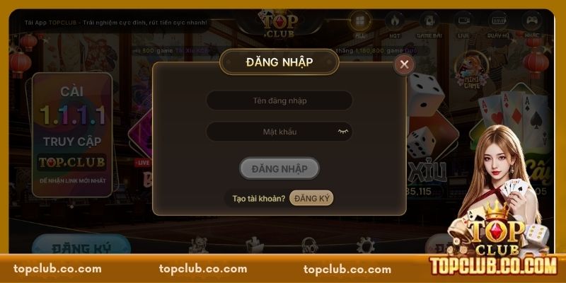 Hướng dẫn chi tiết các bước đăng nhập TOPCLUB an toàn